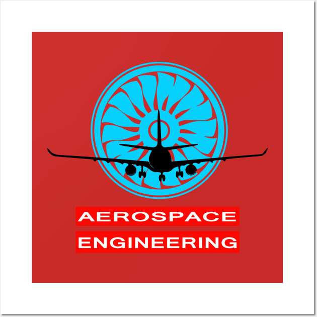 aerospace engineering, airplane, aircraft engineer Wall Art by PrisDesign99